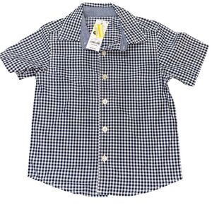Nwt Oshkosh bgosh size 3t Classic Blue Checkered Kids Shirt